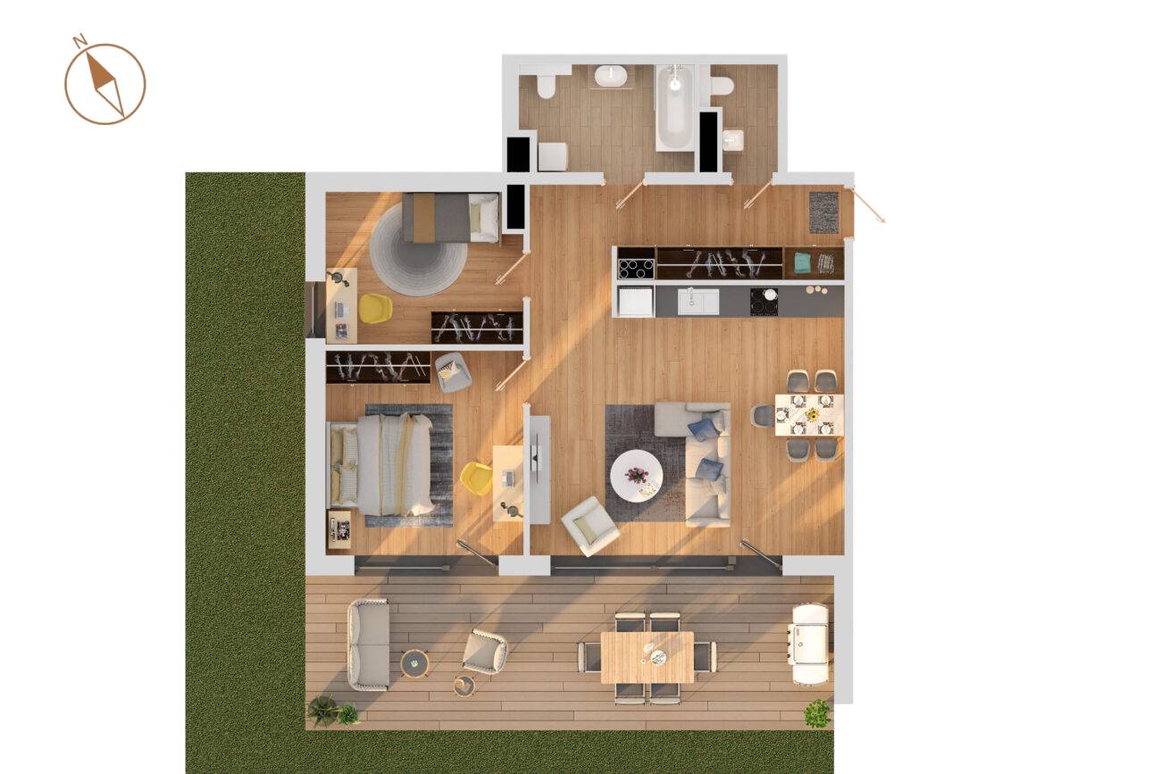 Lenderi Aed korter 1